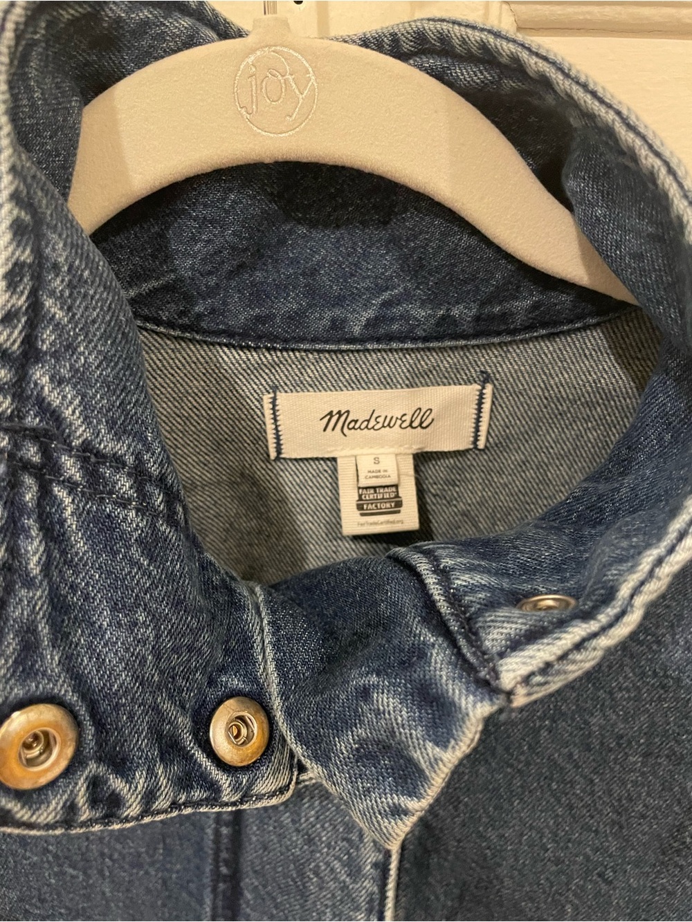 Madewell Crop Denim Field Jacket - Picture 3 of 6
